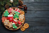 Holiday Vegan cookie platter